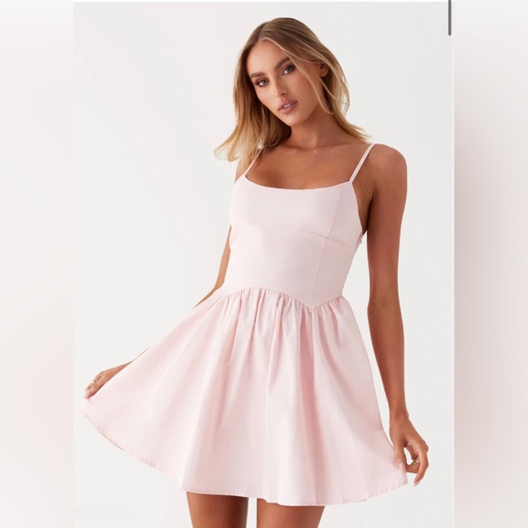 Peppermayo Tesoro Mio Mini Dress Pink Size US 6 NWT - Picture 2 of 6